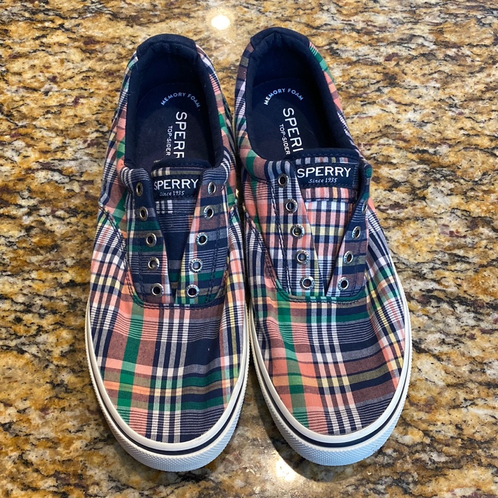 Sperry Top Sider Multicolor Plaid Shoe